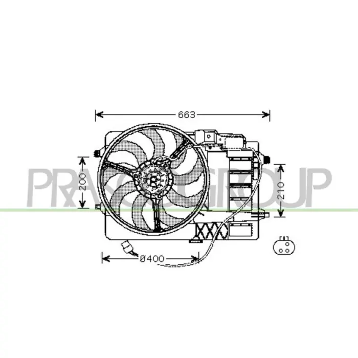 Consegna Rapida Ventola Per Mini Mini (bmw) R50/r53/r52 Dal 2001 Al 2004