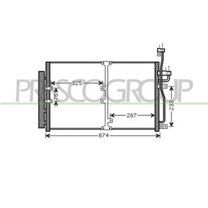 Condensatore Per Chevrolet/daewoo Captiva Dal 2006 Al 2010 Soddisfatti O Rimborsati
