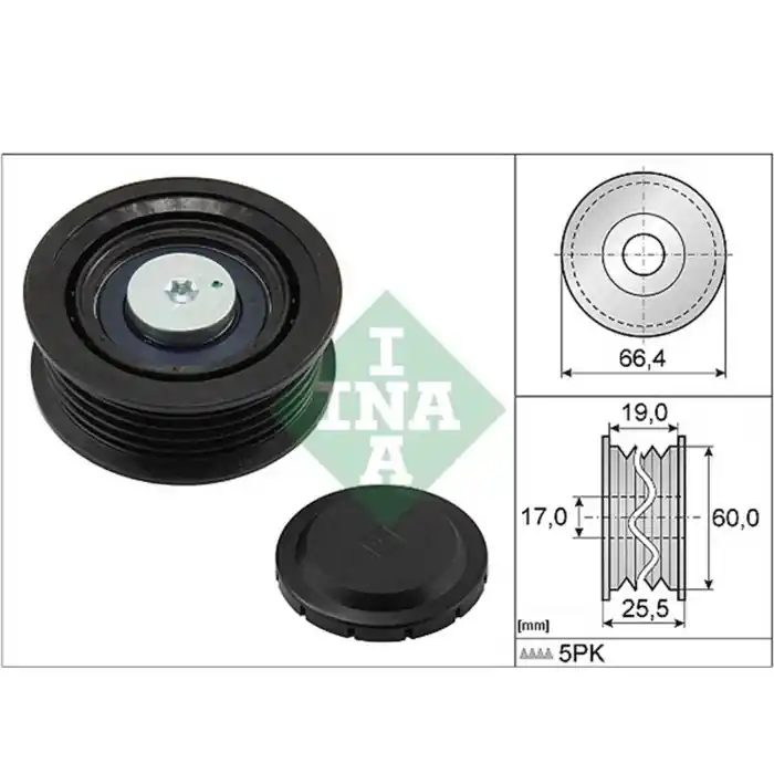 Prezzo Basso Galoppino/Guidacinghia Cinghia Poly-V 532 0642 10 SCHAEFFLER INA per HYUNDAI