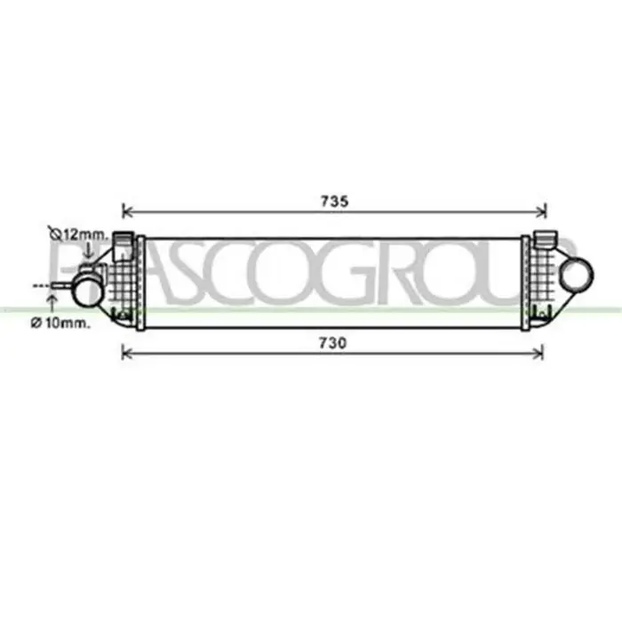 Spedito Oggi Intercooler Per Ford C-max Dal 2010 Al 2015