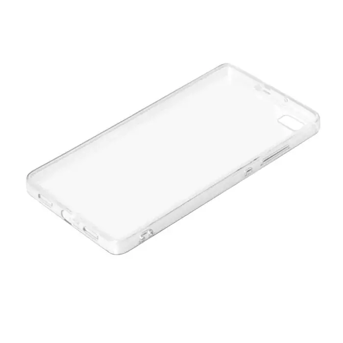 Ultimissimo Modello Clear Cover Cover Trasparente Rigida Con Cornice In Gomma Huawei P8 Lite Custodie E Cover