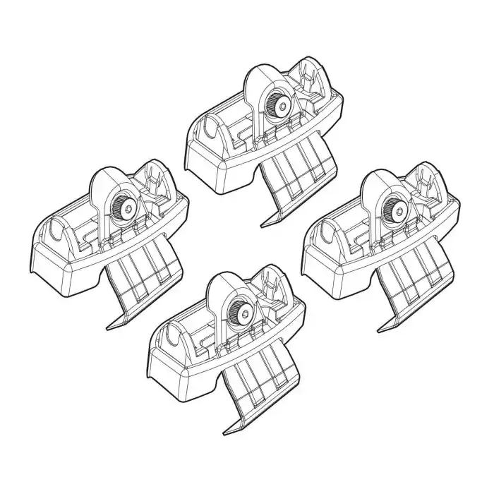 Reso Gratuito Kit Attacchi C122 Audi A4 4p Attacchi Tetto Barre Portatutto Auto
