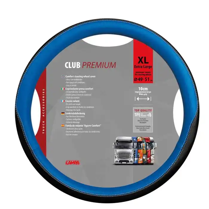 Quantità Limitata Club Coprivolante In Skeentex Xl Ø 49/51 Cm Blu Coprivolanti In Skeentex Coprivolanti
