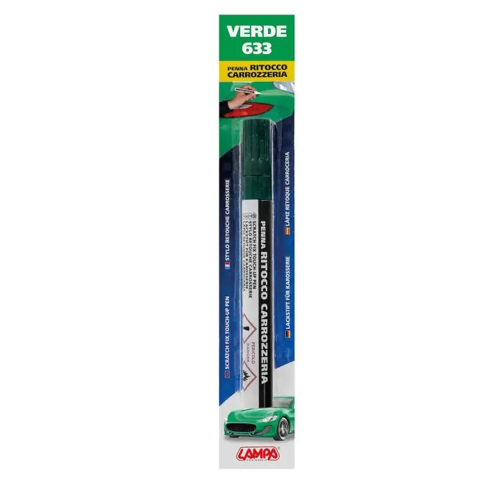 Spedizione Espresso Penna Ritocco Carrozzeria Verde 633 Fiat Multipla-punto-stilo Penne Ritocco Carrozzeria Lampa