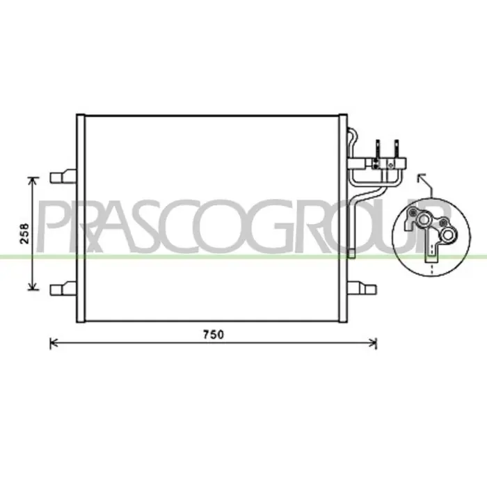 Sconto Condensatore Per Ford Kuga Dal 2008 Al 2012