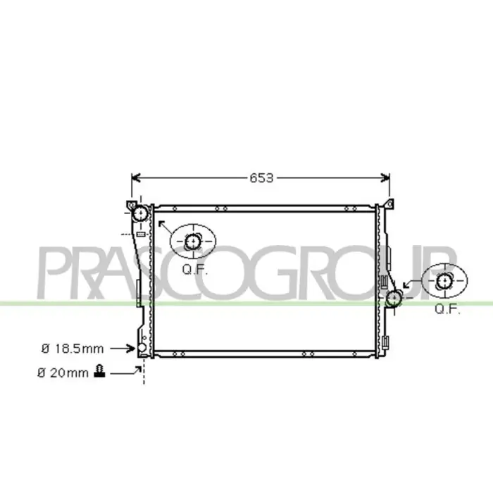 Scelto Dai Clienti Radiatore Per Bmw 3 Series - E46 Dal 1998 Al 2001