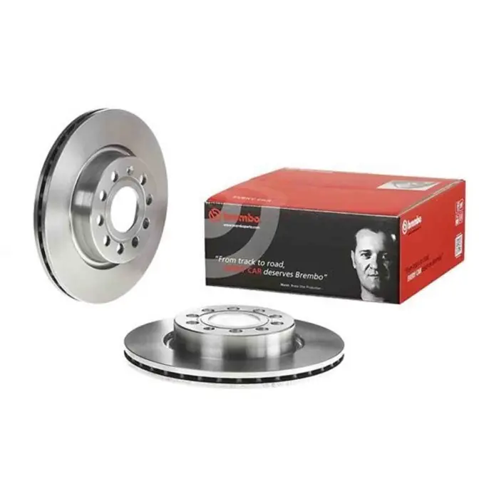 Offerta Coppia Dischi Freno 09.9167.10 BREMBO per AUDI VW SEAT SKODA