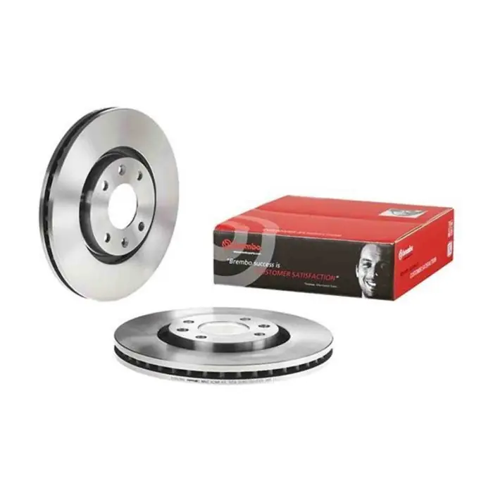 Coppia Dischi Freno 09.8760.10 BREMBO per PEUGEOT CITROEN OPEL Professionale