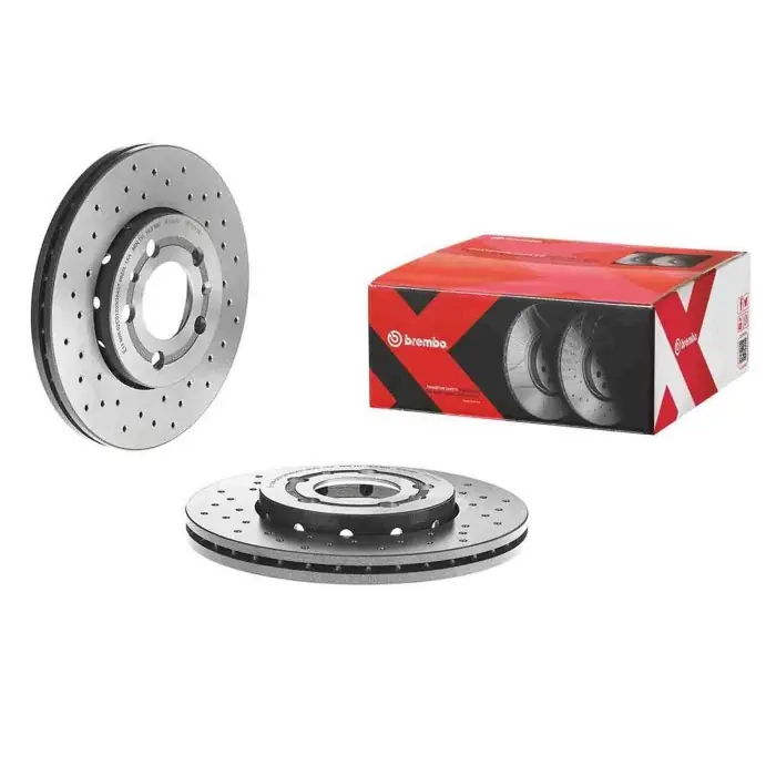 Bestseller Coppia Dischi Freno 09.7011.1X BREMBO per AUDI VW SEAT SKODA