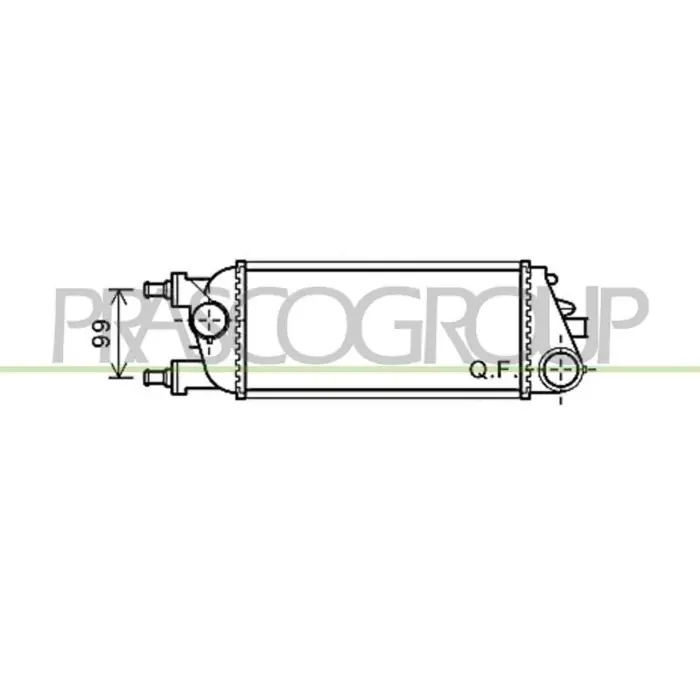 Consegna Rapida Intercooler Per Lancia Ypsilon Dal 2011 Al 2015