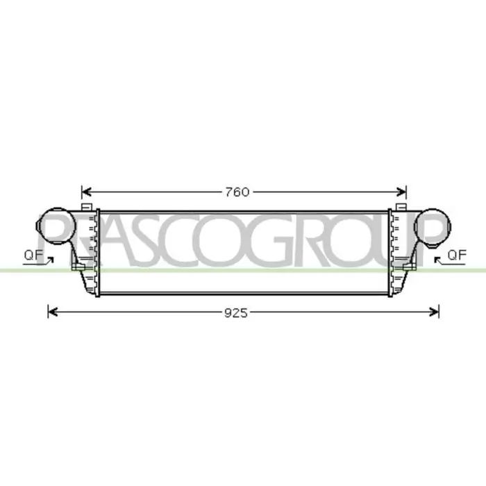 Intercooler Per Mercedes C Class Sportcoupe' (cl203) Dal 2000 Al 2008 A Buon Prezzo