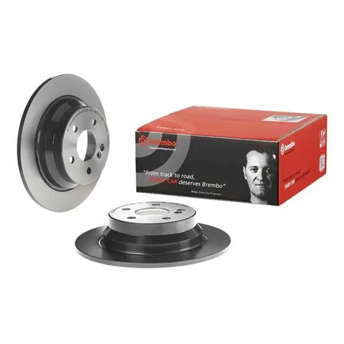 Coppia Dischi Freno 08.9584.11 BREMBO per MERCEDES-BENZ Pagamento Sicuro