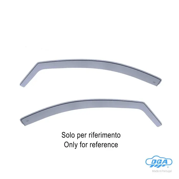Promozione Esclusiva Set Deflettori Aria Anteriori Ad Incastro Tipo Lungo Dacia Duster Anteriori Ad Incastro Tipo Lungo Deflettori Aria Su Misura Dga