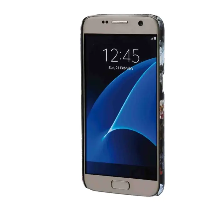 Occasione Imperdibile Stylish Cover Gommata Sottile Samsung Galaxy S7 Flowers Stylish Cover Gommata Custodie E Cover