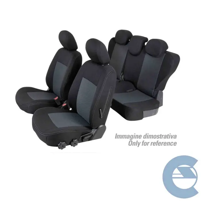 Set Coprisedili Superior Nero/grigio Ford Fiesta 5p Serie 16000 Coprisedili Su Misura Qc16018f Miglior Prezzo
