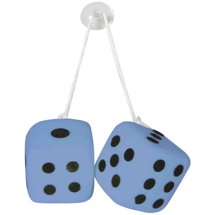 Lucky Vegas Dadi Fortunati Azzurro Ornamenti Removibili Profili E Ornamenti Scelto Dai Clienti