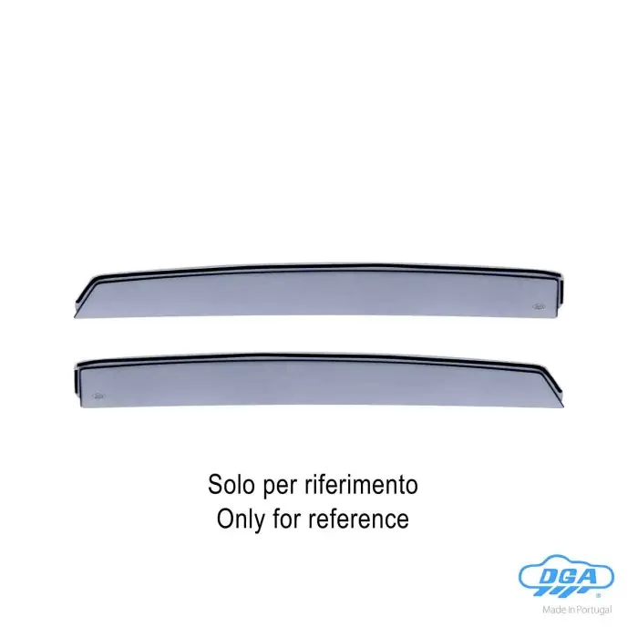 Popolare Set Deflettori Aria Posteriori Ad Incastro Mercedes Classe C Sw Posteriori Ad Incastro Deflettori Aria Su Misura Dga