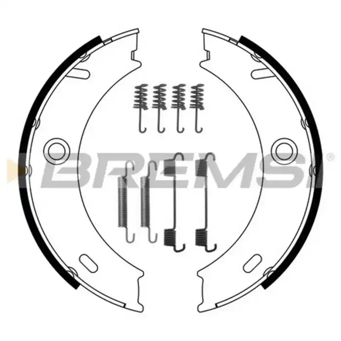 Kit Ganasce Freno Stazionamento Posteriore Mercedes-benz Sprinter 3-t Pianale Piatto/telaio (b903) Gf0307-1 S.f. Ate Teves Bestseller