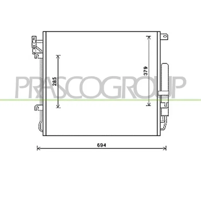 Prezzo Ridotto Condensatore Per Land Rover Range Rover - L322 Dal 2010 Al 2012