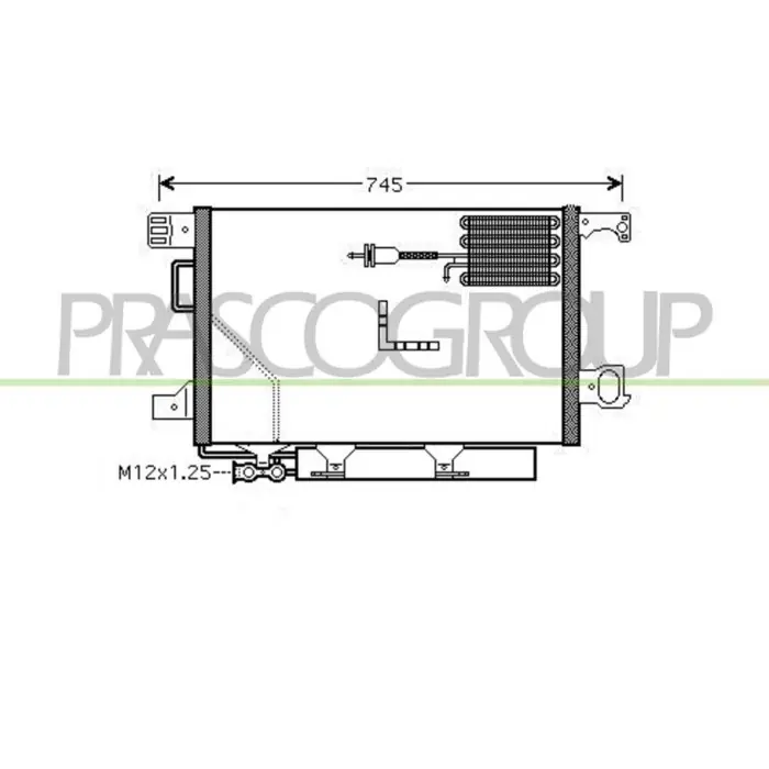 Condensatore Per Mercedes C Class (w203) Dal 2004 Al 2007 Miglior Prezzo