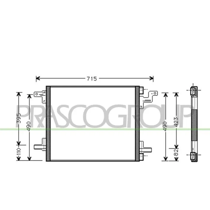 Condensatore Per Mercedes Ml Class (w163) Dal 1998 Al 2001 Direttamente Dal Produttore