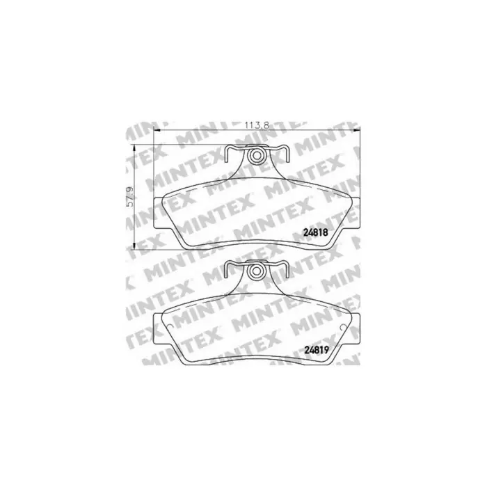 Pastiglie Freno Peugeot Partner Furgonato 1.4 1996 06-2015 12 Mintex Compra Online