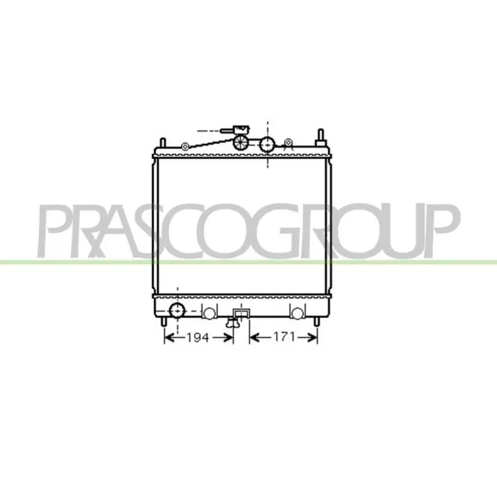 Occasione Imperdibile Radiatore Per Nissan Micra K12 Dal 2003 Al 2005