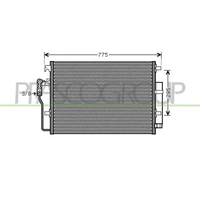 Condensatore Per Mercedes Sprinter Dal 2006 Al 2013 Novità