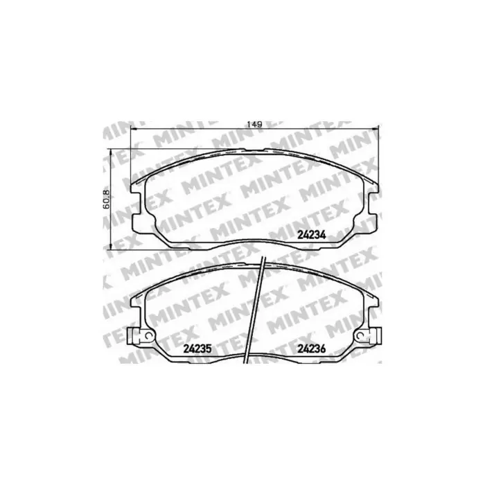 Offerta Lampo Pastiglie Freno Bmw 1 118d 2003 11-2007 02 Mintex