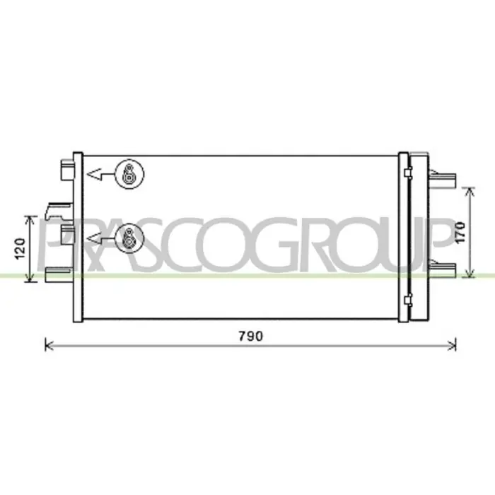 Compra Oggi Stesso Condensatore Per Mini Mini (bmw) F56/f55/f57 Dal 2014 Al 2021