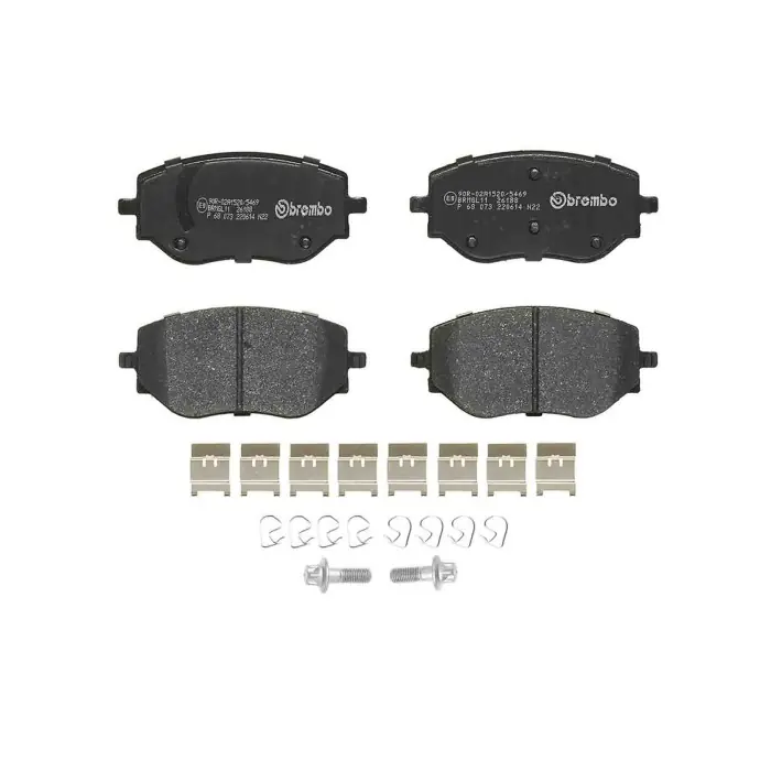 Kit pastiglie freno, Freno a disco P 68 073 BREMBO per RENAULT NISSAN DACIA Promo Stagionale
