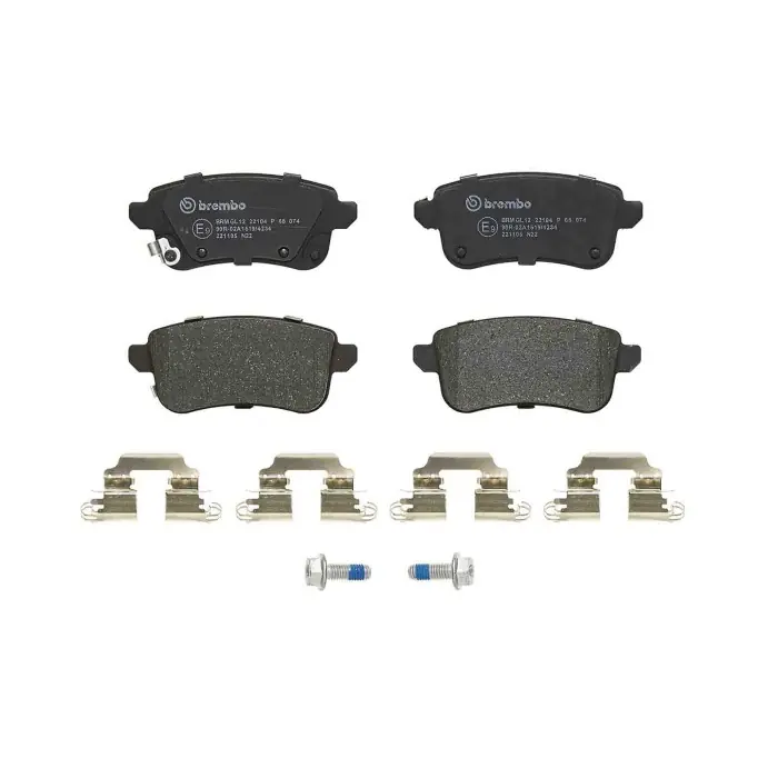 Ultime Pezzi Kit pastiglie freno, Freno a disco P 68 074 BREMBO per RENAULT