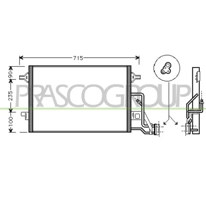 Condensatore Per Skoda Superb Dal 2002 Al 2008 Quantità Limitata
