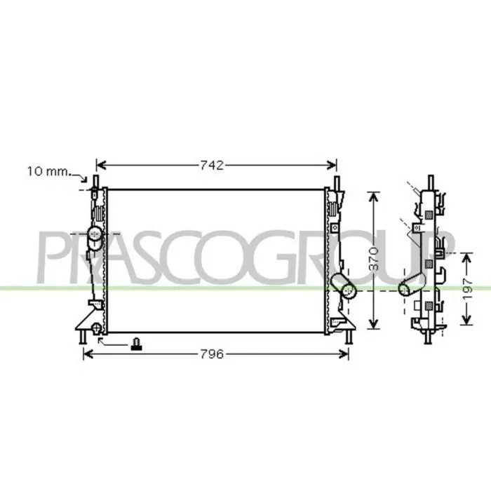 Promozione Esclusiva Radiatore Per Ford Focus Dal 2005 Al 2007