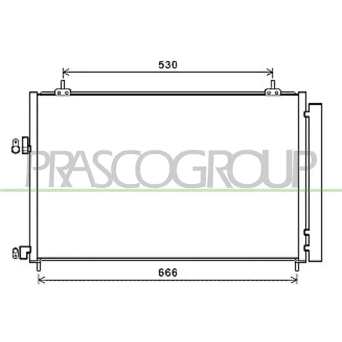 Condensatore Per Toyota Rav 4 Dal 2010 Al 2013 Ultima Occasione