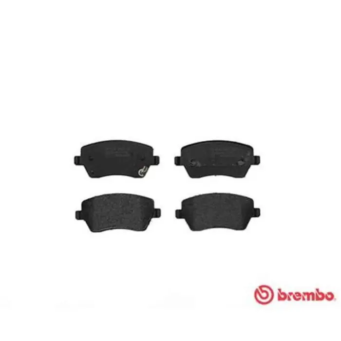 Più Venduto Kit pastiglie freno, Freno a disco P 56 086 BREMBO per NISSAN