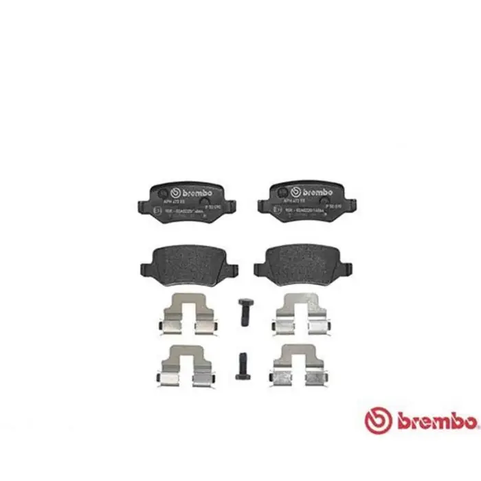 Kit pastiglie freno, Freno a disco P 50 090 BREMBO per MERCEDES-BENZ Pagamento Sicuro