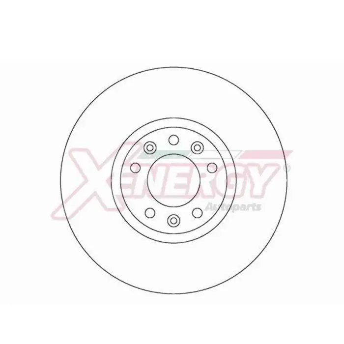 Popolare Discofreno Singolo X602742 AP XENERGY per PEUGEOT CITROEN DS