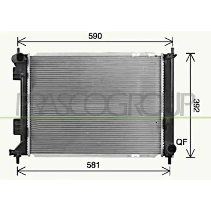 Reso Gratuito Radiatore Per Hyundai Tucson Dal 2004 Al 2010