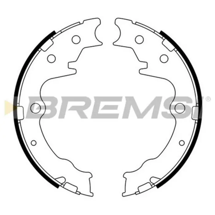 Kit Ganasce Freno Stazionamento Posteriore Mazda Mpv I Mpv Ii Gf0802 Lcy1-44-39z S.f. Akebono Bremsi Solo Oggi