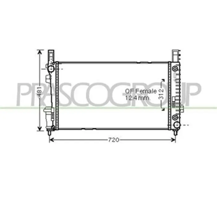 Spedizione Espresso Radiatore Per Mercedes A Class (w169) Dal 2004 Al 2007