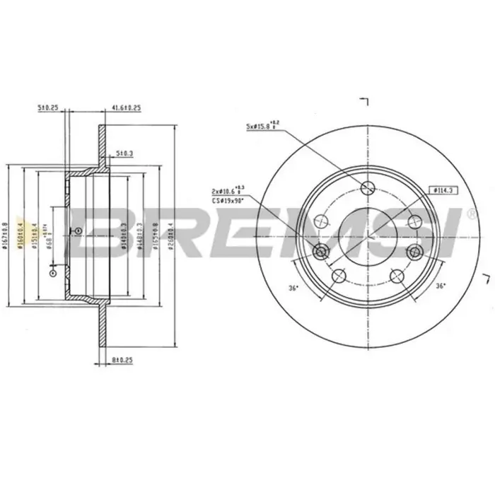 Disco Freno Posteriore Renault Megane Iv 2 Volumi/coda Spiovente Promo Stagionale
