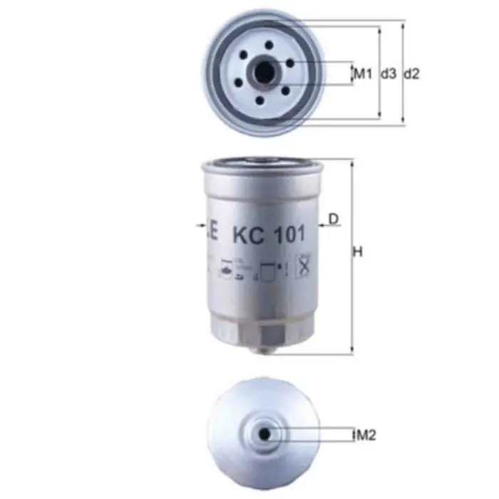 Filtro carburante KC 101 KNECHT per HYUNDAI KIA Sconto
