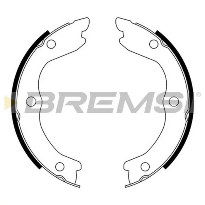 Bestseller Kit Ganasce Freno Stazionamento Posteriore Nissan X-trail I (t30) Gf0870 440608h725 S.f. Akebono Bremsi