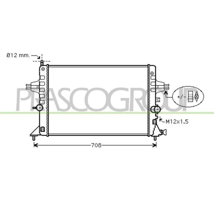 Promozione Esclusiva Radiatore Per Opel/vauxhall Astra G (t98) Dal 1998 Al 2003