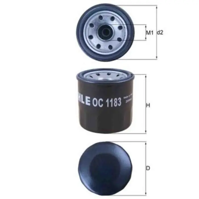 Affare Filtro olio OC 1183 KNECHT per MAZDA