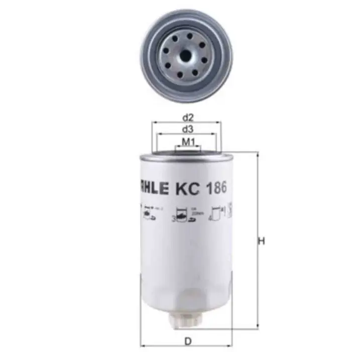 Filtro carburante KC 186 KNECHT per IVECO Compra Oggi Stesso