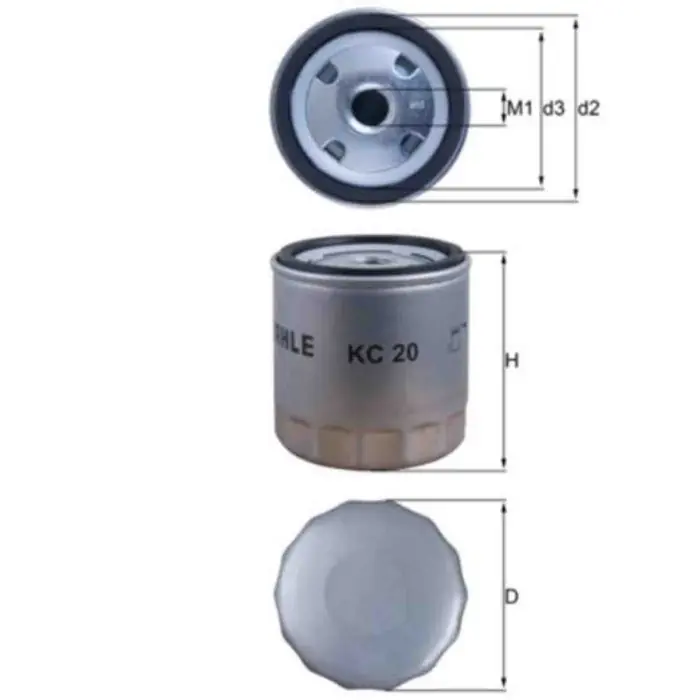 Filtro carburante KC 20 KNECHT per FORD PIAGGIO GRECAV Spedizione Espresso
