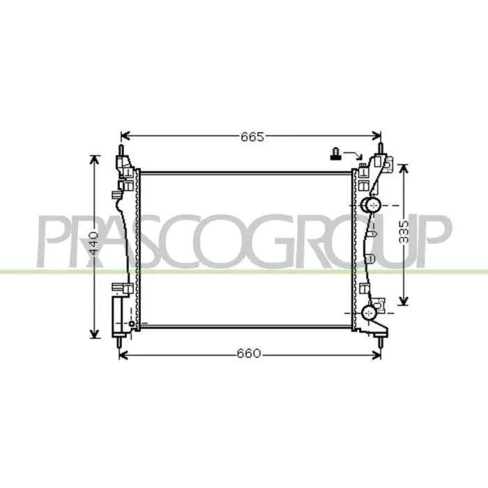 Radiatore Per Opel/vauxhall Corsa D Dal 2006 Al 2011 Ordina Subito