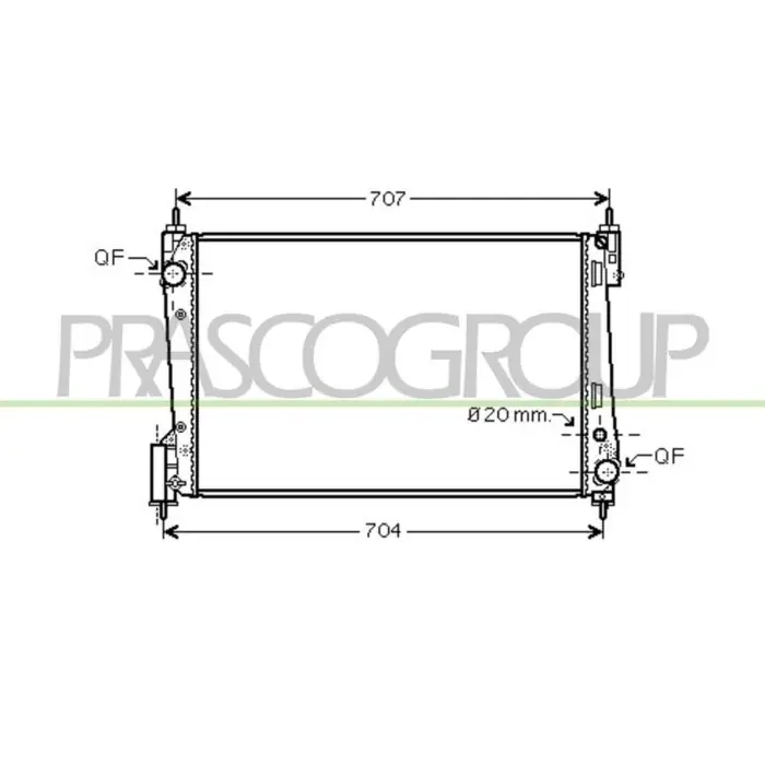 Ordina Subito Radiatore Per Opel/vauxhall Corsa D Dal 2006 Al 2011